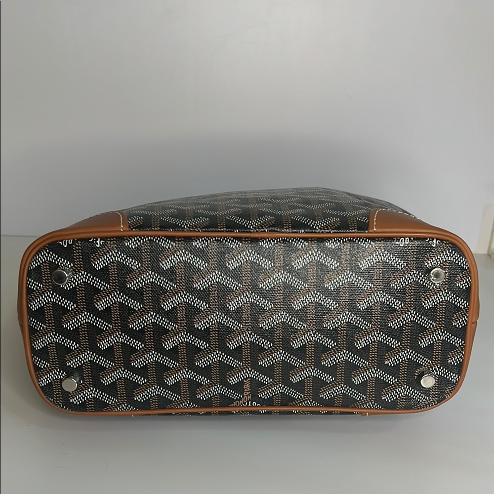 Goyard Brown & Black St. Louis Tote Bag - Picture 5 of 14